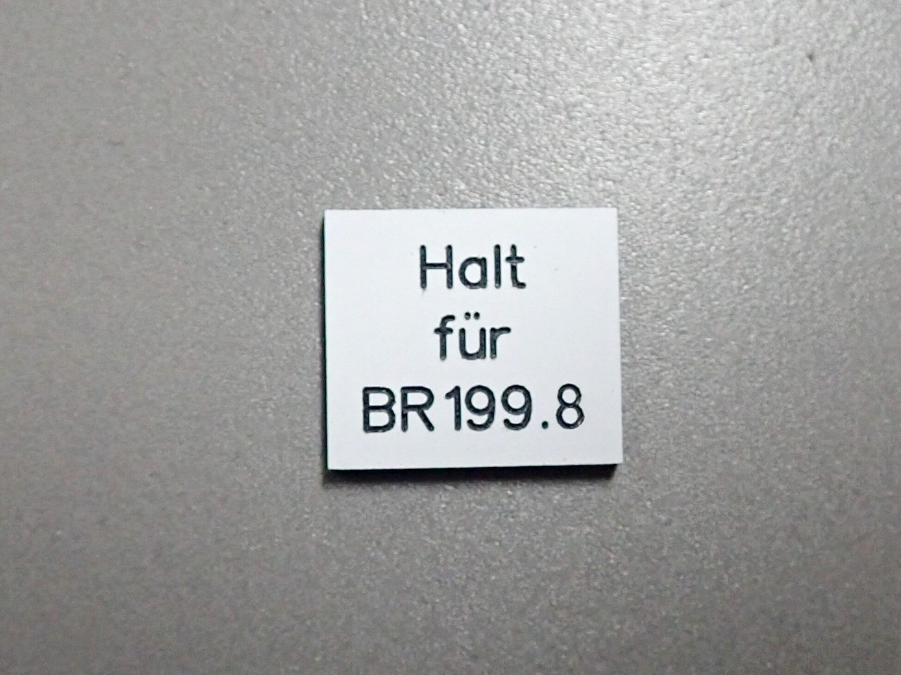 Bild von Halt für BR 199.8 2-Schicht Kunststoff